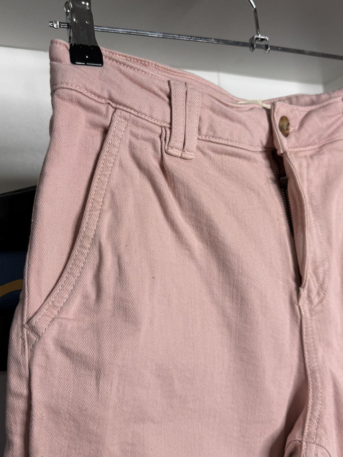 Sezane Sezane Luxury Pink Jeans size 36 Size 25" / US 0 / IT 36 - 5 Thumbnail