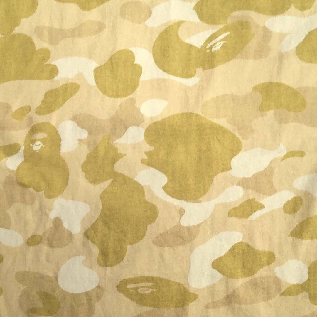 Bape BAPE College logo T-shirt yellow camo a bathing ape Size US L / EU 52-54 / 3 - 5 Thumbnail
