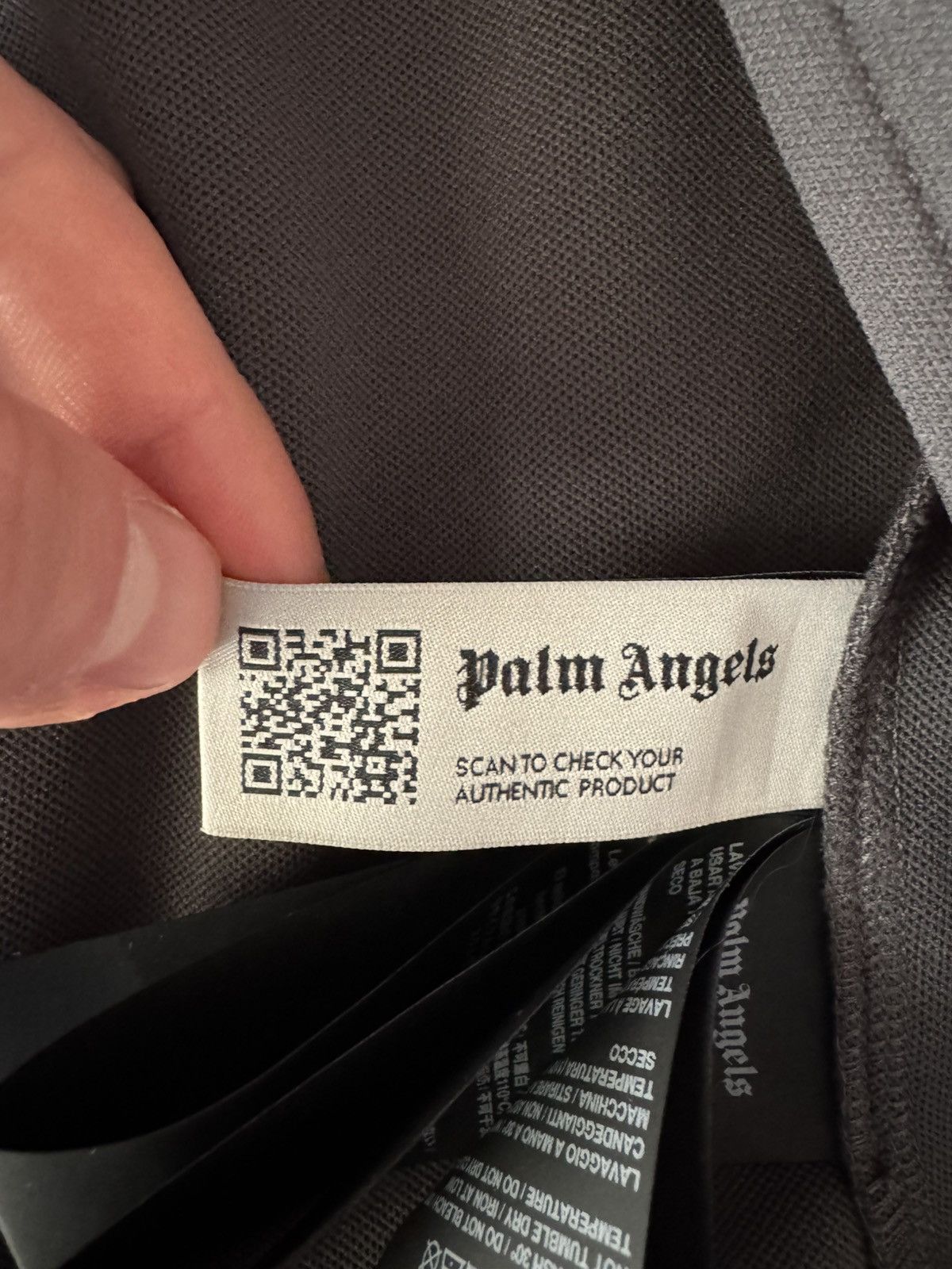 Palm Angels Palm Angels dark grey sweatshirt with logo Size US L / EU 52-54 / 3 - 8 Thumbnail