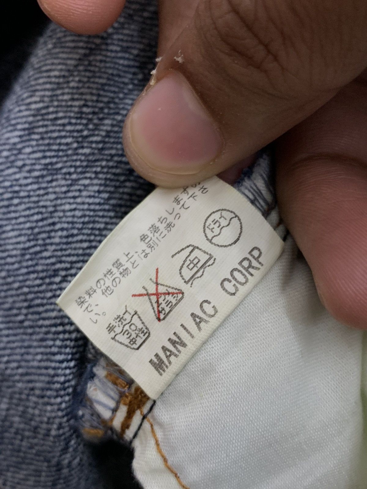 Le Grande Bleu (L.G.B.) Le Grand Bleu Flare Dark Denim Whisker Maniac Corp Size US 28 / EU 44 - 16 Thumbnail