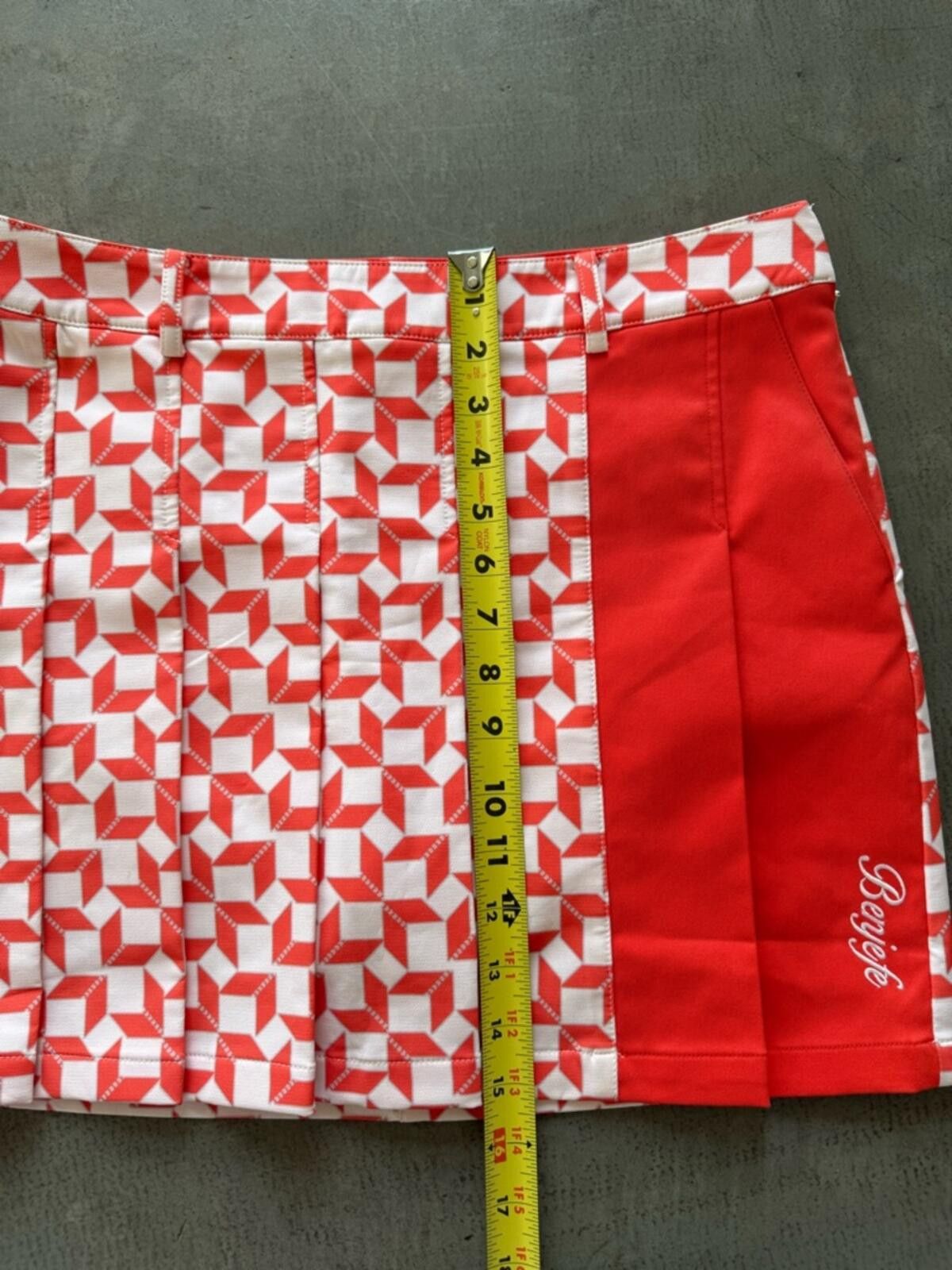 Other Benjefe / Golf Skort Pleated Geometric Size 32" / US 10 / IT 46 - 9 Thumbnail