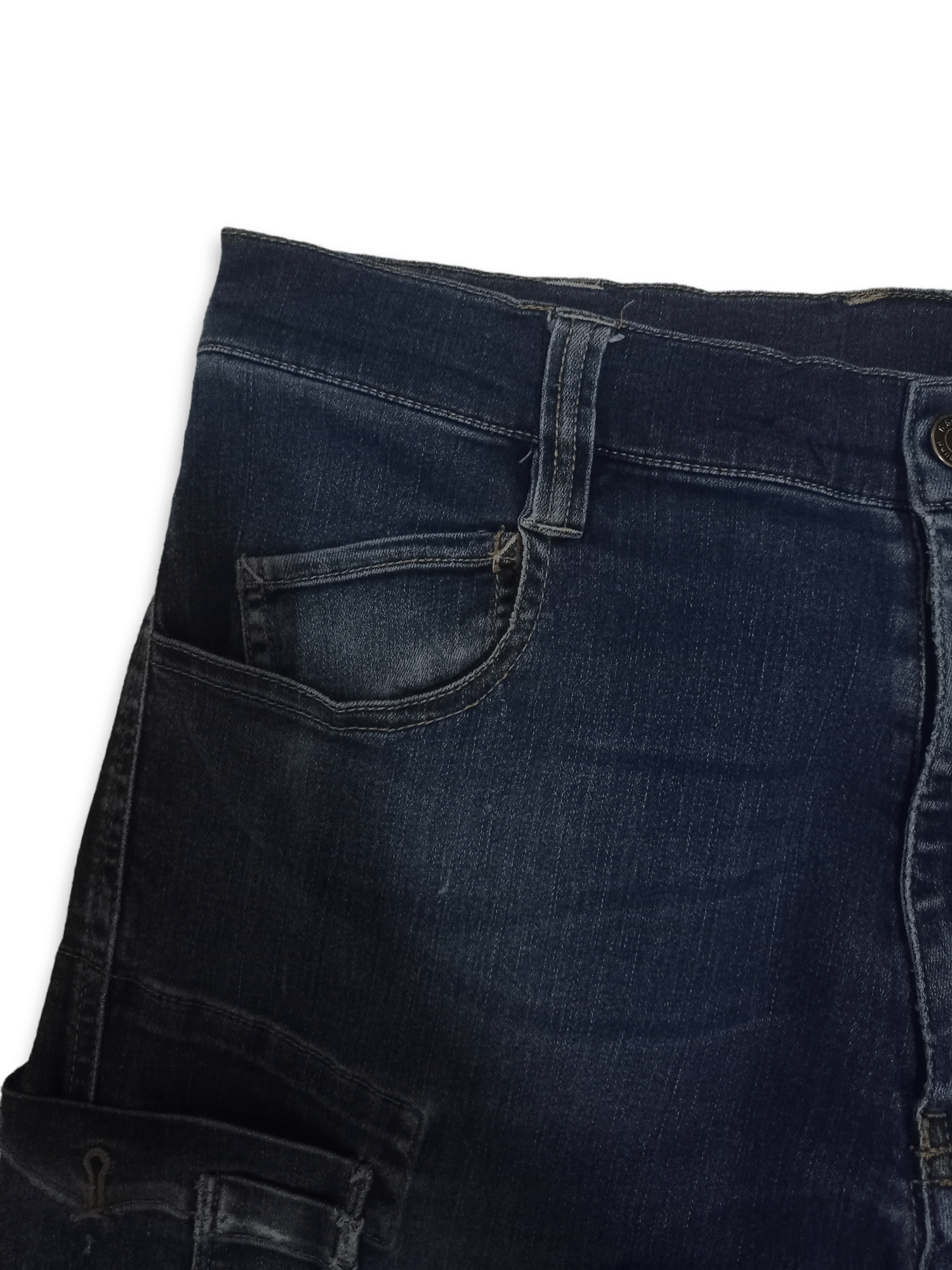 Japanese Brand Vintage Japanese Brand Blue Wash Distressed Cargo Pants Size US 32 / EU 48 - 6 Thumbnail