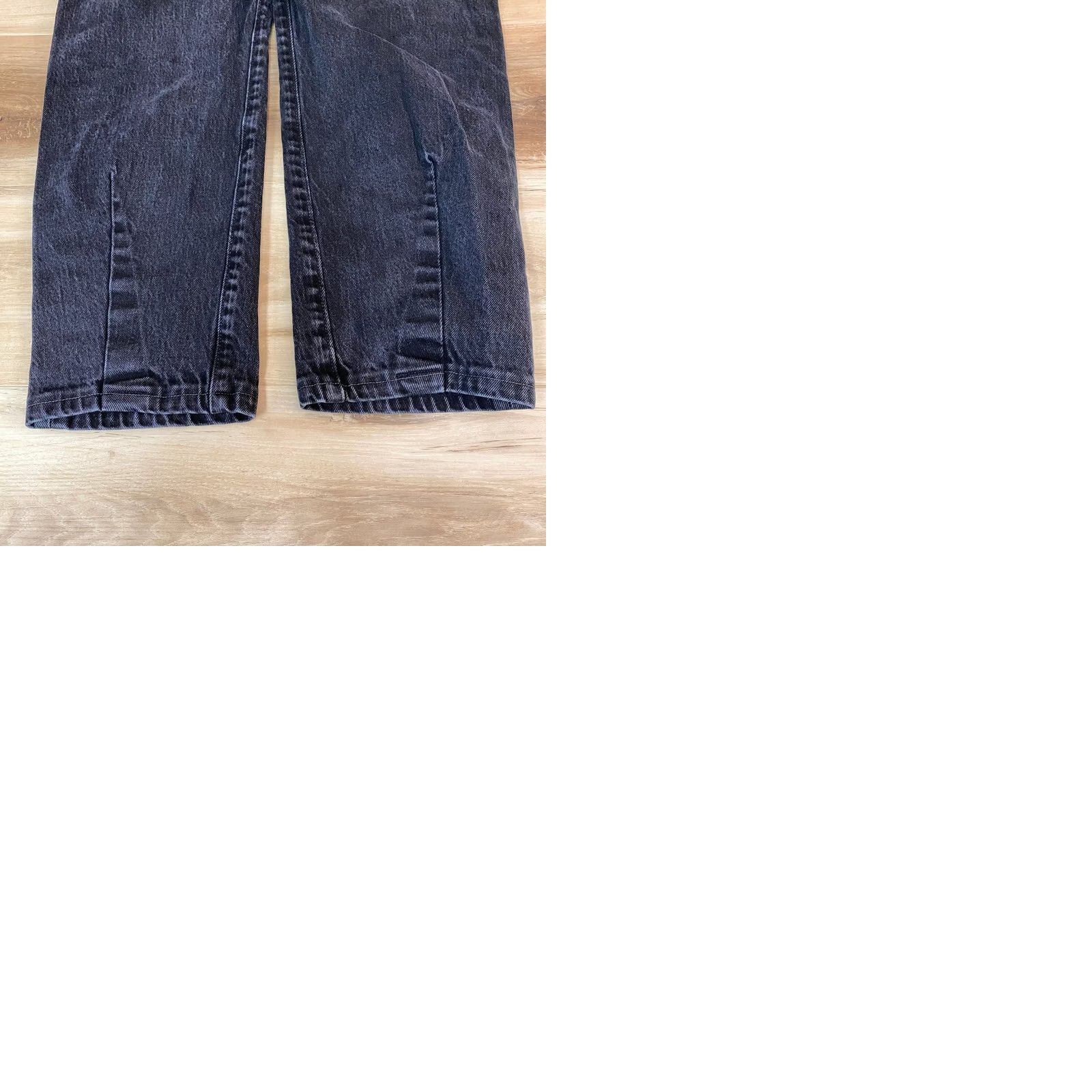 Levi's Levi's 501 Mens 36 x 25 Jeans Button Fly Black Wash Denim Straight Vintage Grunge 501 Levi's Mens Jeans Size US 36 / EU 52 - 9 Thumbnail