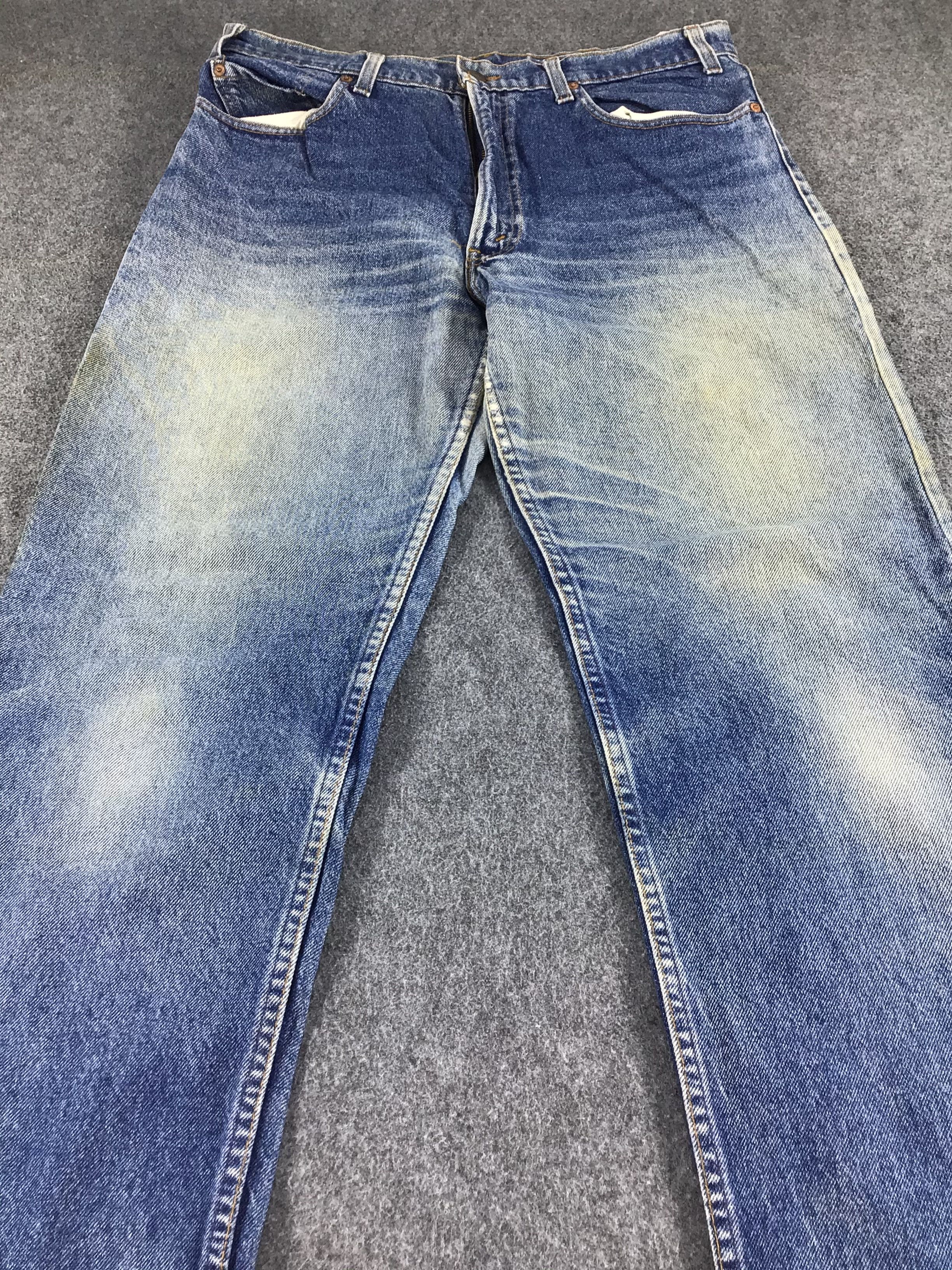 Levi's Vintage Levis 510 Jeans Dirty Stone Wash Denim -J536 Size US 35 - 3 Thumbnail