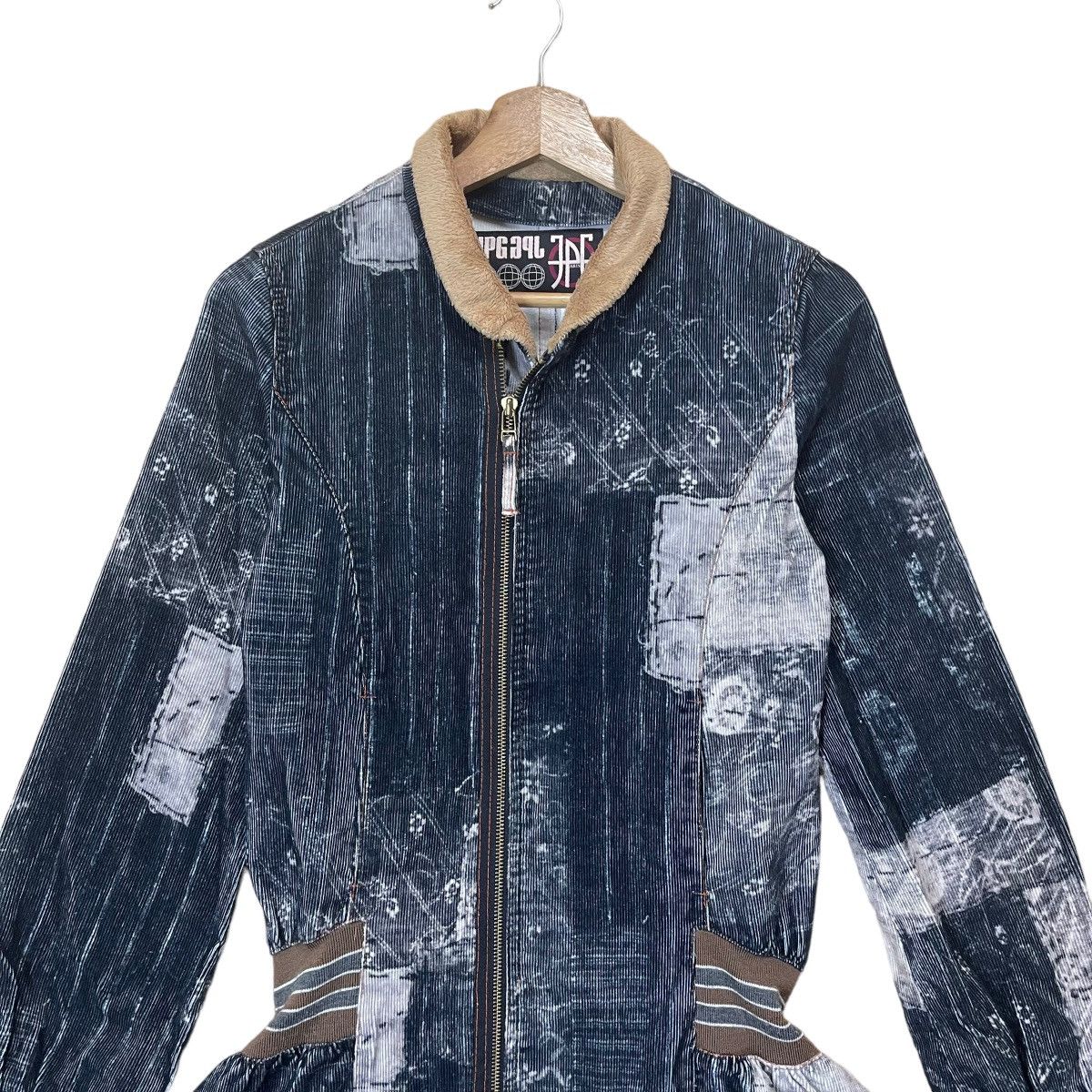Jean Paul Gaultier Jean Paul Gaultier Patchwork Zipper Jacket Size Small Size S / US 4 / IT 40 - 4 Thumbnail