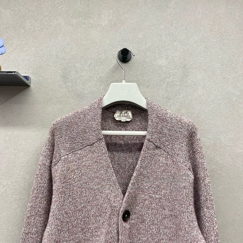 Hermes Hermes Grey blue color block knitted cardigan with 100% ca Size XS / US 0-2 / IT 36-38 - 4 Thumbnail