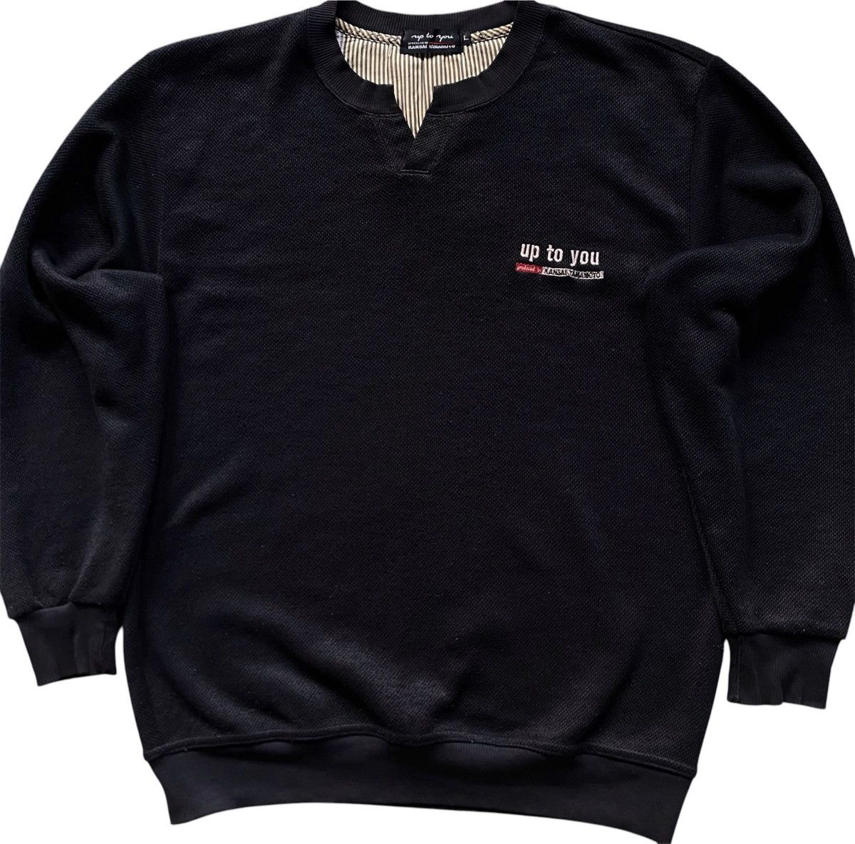 Vintage Up to You Kansai Yamamoto Embroidered Logo Jumper