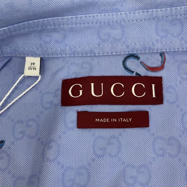 Gucci Gucci Size39 25 blue logo dark pattern full printing snake- Size US XXS / EU 40 - 5 Thumbnail