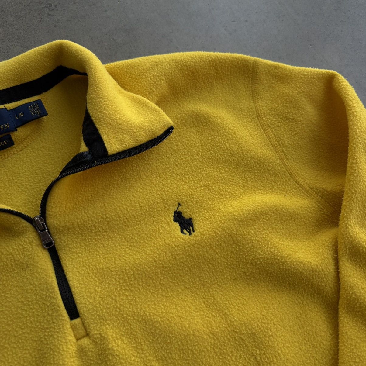 Polo Ralph Lauren Crazy Vintage Polo Ralph Lauren Performance Quarter Zip LG Size US L / EU 52-54 / 3 - 5 Thumbnail