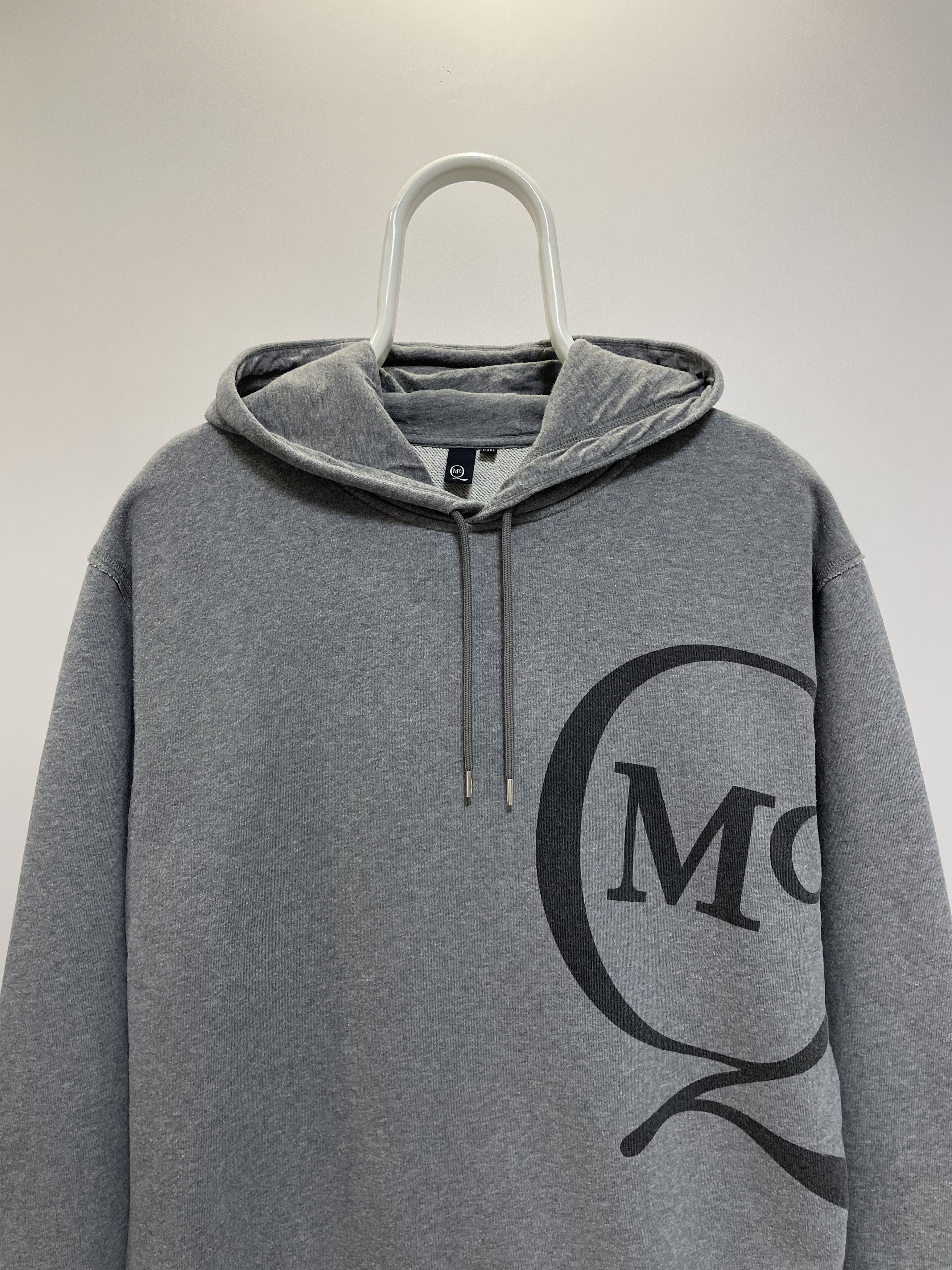 MCQ Alexander McQueen Hoodie Big Logo Hoody Sweat Gray Men's