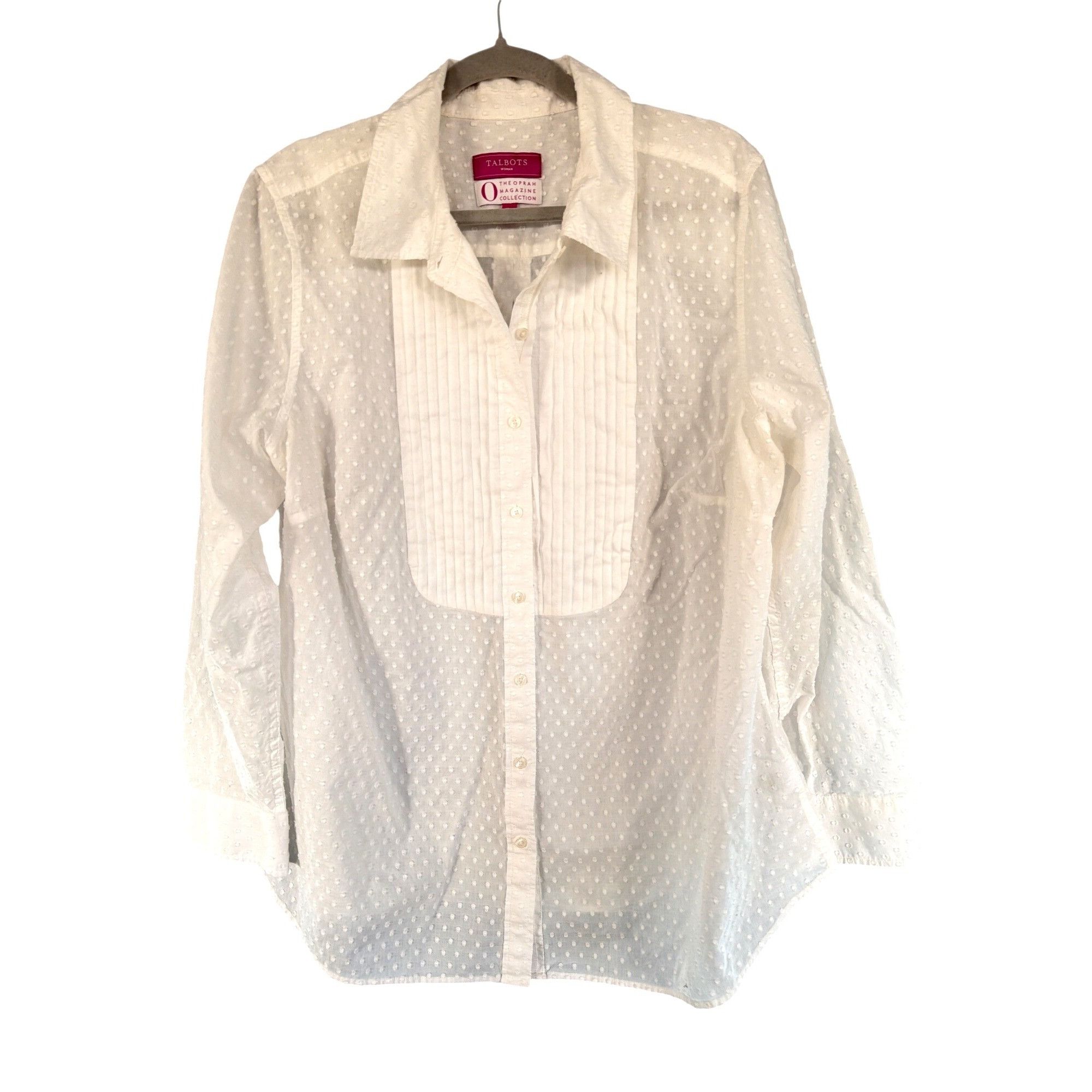 Talbots Talbots 18 W The Oprah Magazine Collection White Textured Pi Size XXL / US 16-18 / IT 52-54 - 1 Thumbnail