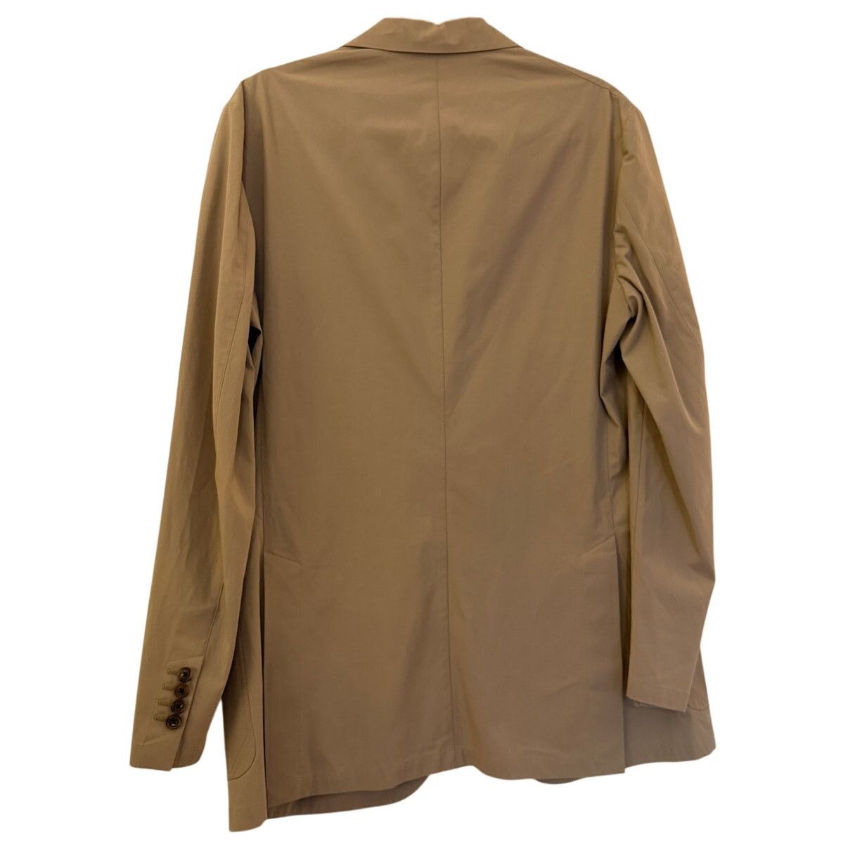 Hermes Hermès NWOT Tan Cotton Light Blazer Size 52R - 2 Thumbnail