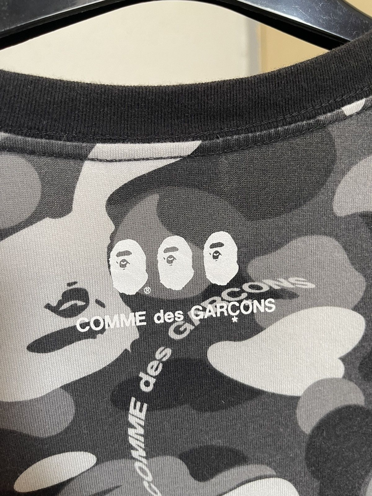 Bape × Comme des Garcons Bape Comme Des Garcons Camo Osaka Exclusive T Shirt Size US XL / EU 56 / 4 - 7 Thumbnail