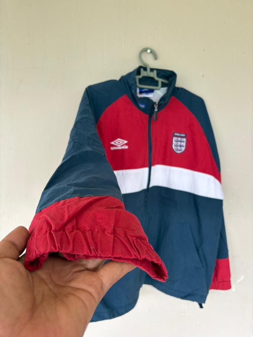 Sports Specialties Vintage Umbro England FA Team Football Track top Jacket Size US L / EU 52-54 / 3 - 2 Thumbnail