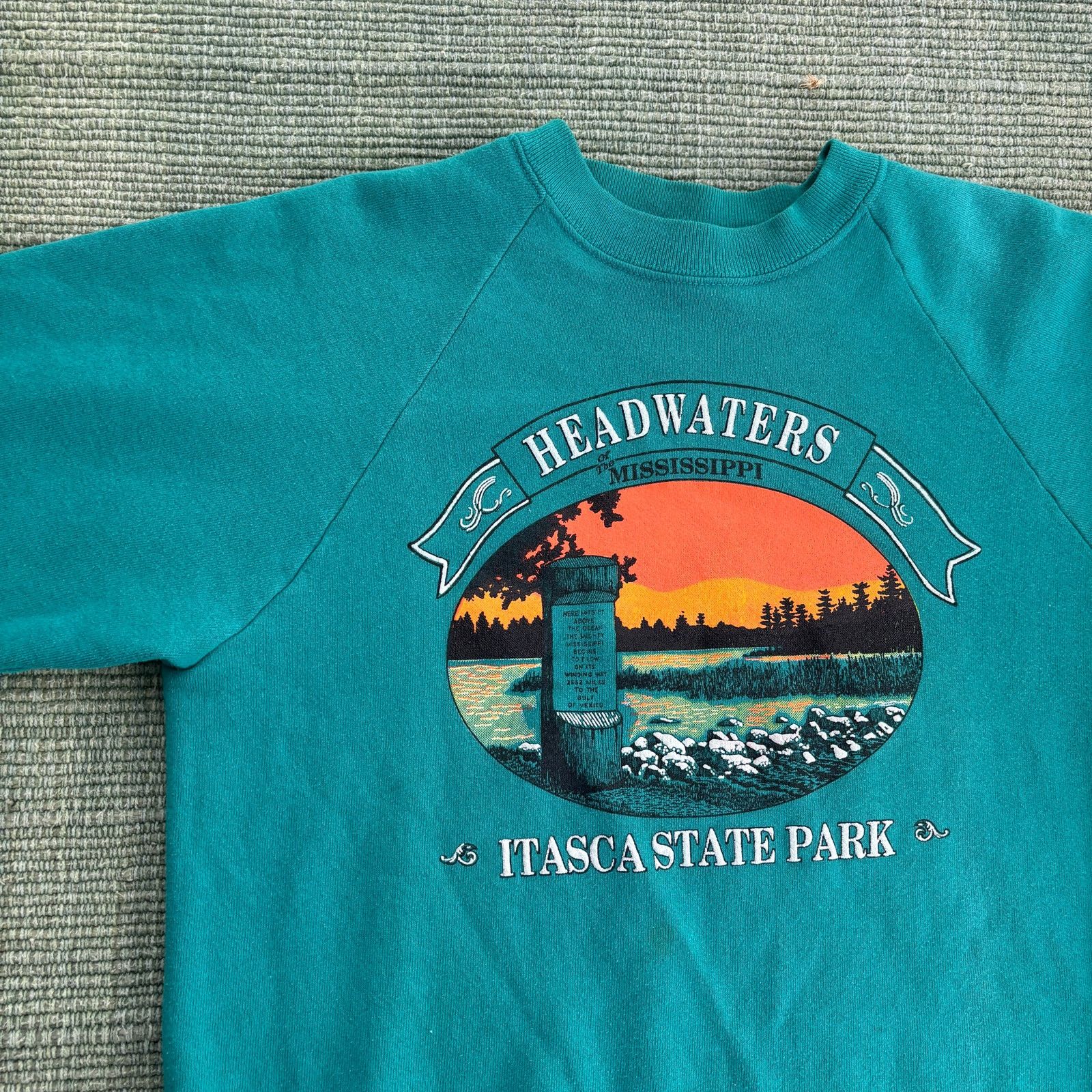 Fruit Of The Loom × Vintage Vintage 90s Minnesota State Park sweatshirt size L Size US L / EU 52-54 / 3 - 5 Thumbnail