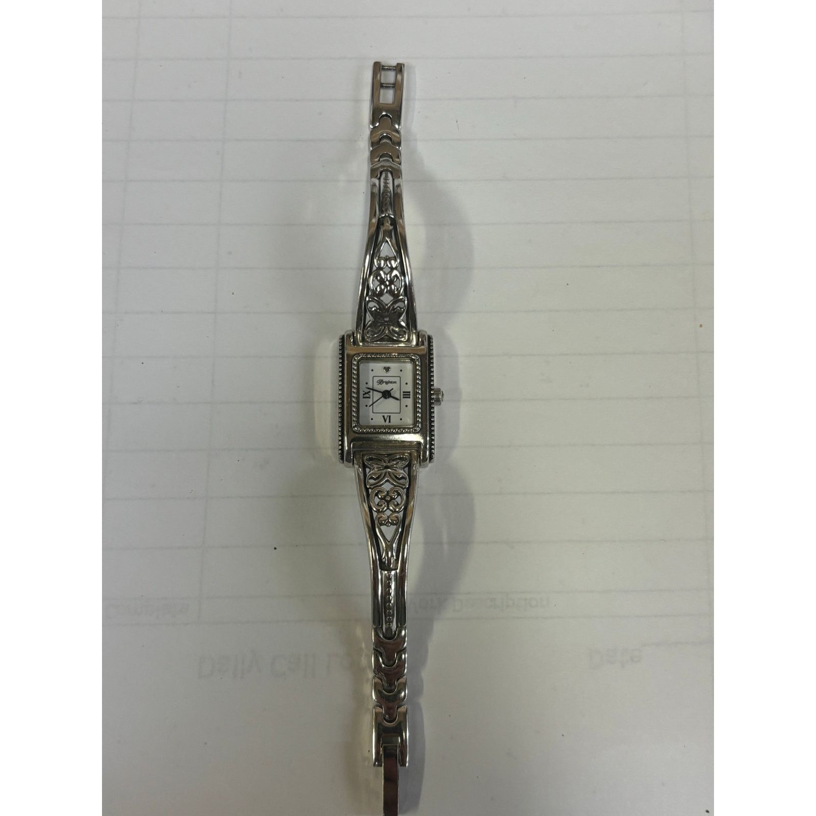 Brighton Brighton Silver Plated Butterfly Watch! New Battery! Size ONE SIZE - 5 Thumbnail