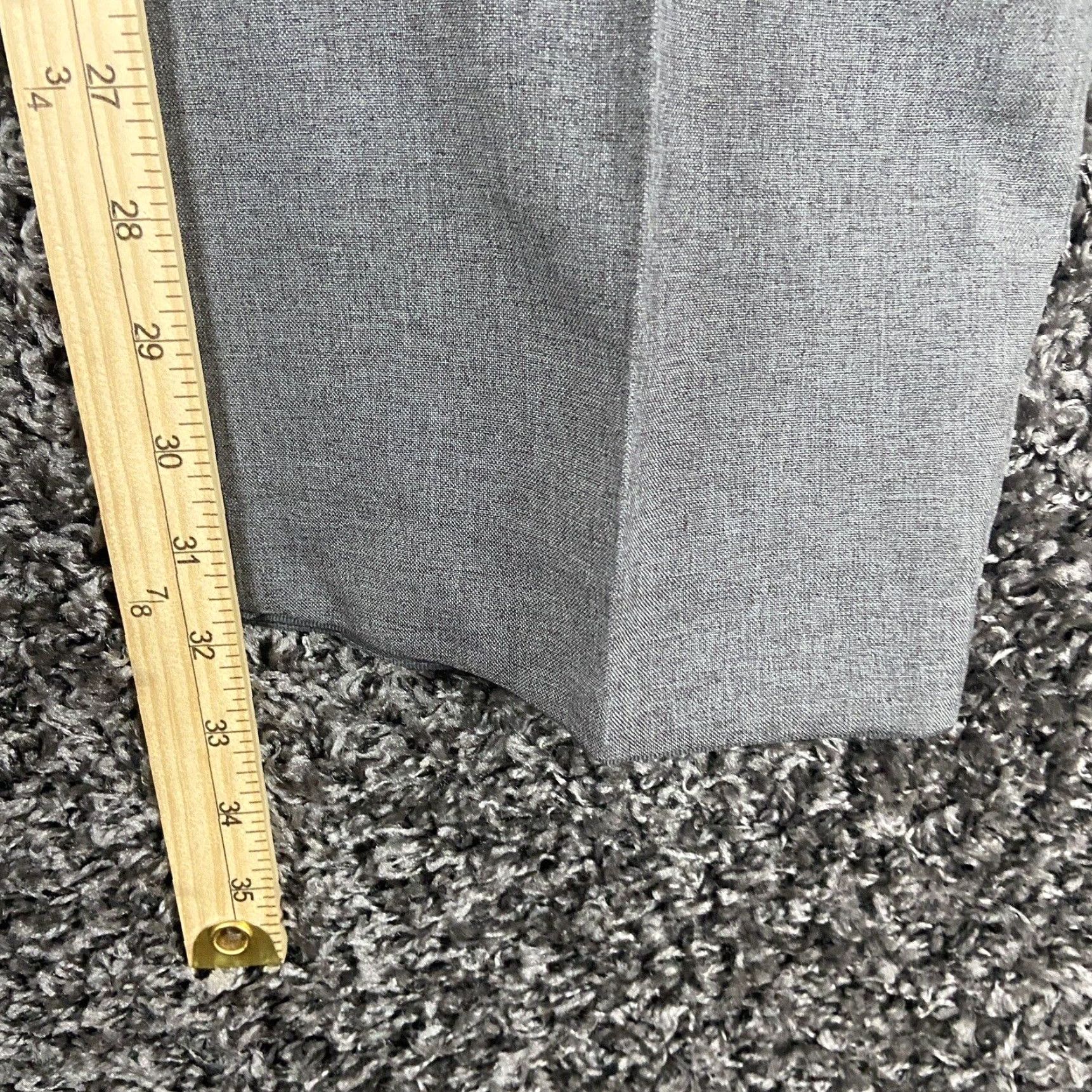 Vintage NEW Dressmann Trouser Gray Pants Men’s 34x32 Size US 34 / EU 50 - 6 Thumbnail