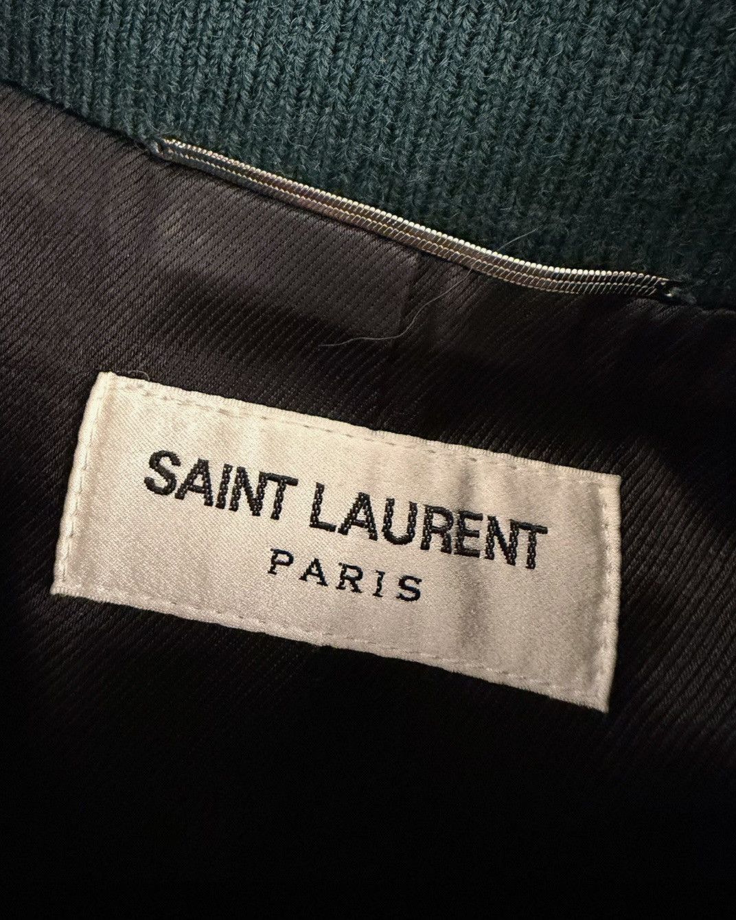Saint Laurent Paris 20FW Teddy Jacket in Green Size US M / EU 48-50 / 2 - 6 Thumbnail