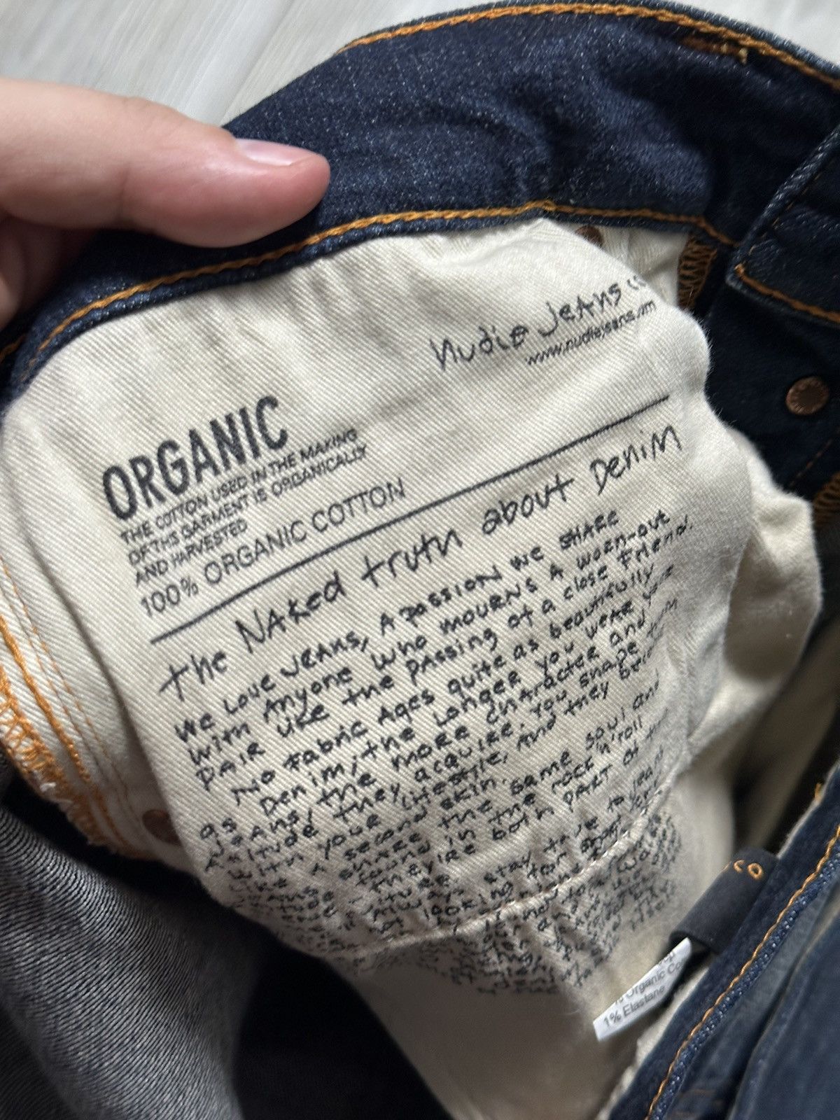 Nudie Jeans NUDIE JEANS Wash:Cloudy Steel Blue Men's Jeans Size W31 L32 Size US 31 - 7 Thumbnail