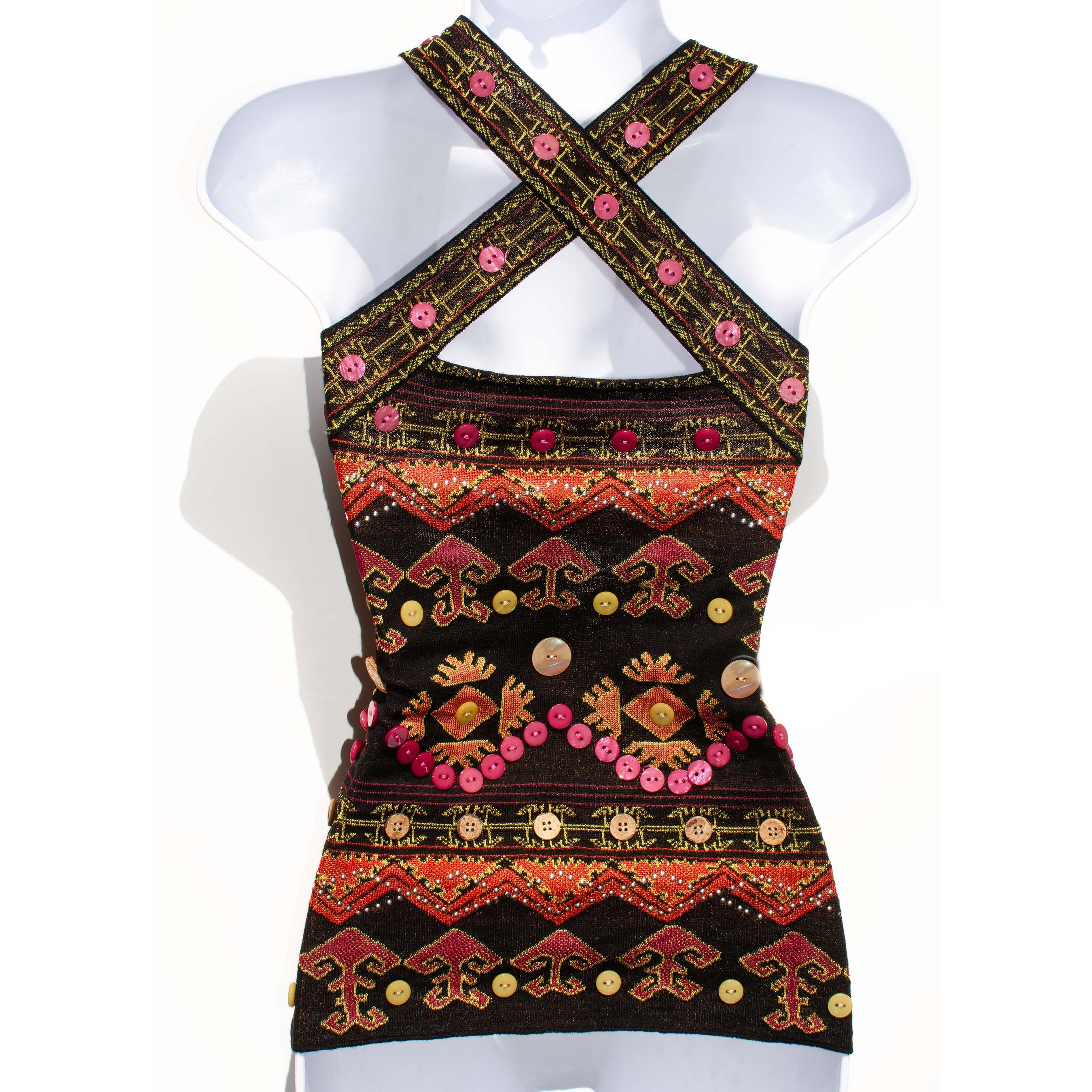 Dior CHRISTIAN DIOR Spring Summer 2002 Tank Top Size M / US 6-8 / IT 42-44 - 3 Thumbnail