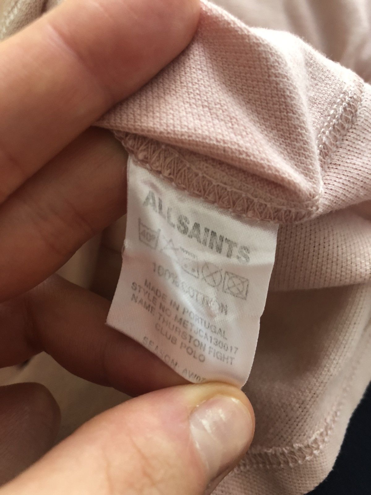 Allsaints ALLSAINTS RARE VINTAGE QUALITY POLO SHIRT Size US XS / EU 42 / 0 - 5 Thumbnail