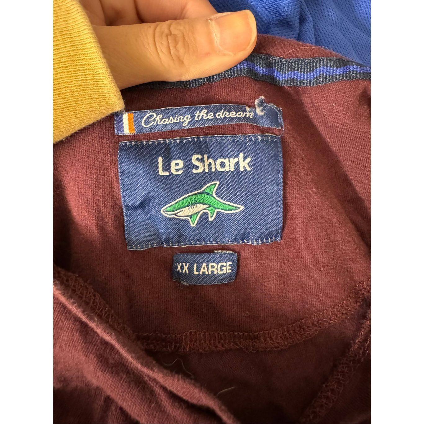 Other Le Shark Men’s Maroon Crewneck T-Shirt Logo Tee XXL Casual Cotton NWT Size US XXL / EU 58 / 5 - 6 Thumbnail
