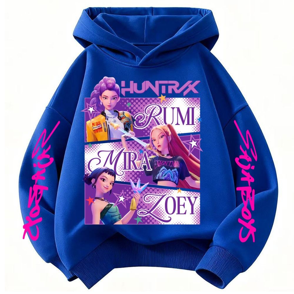 Disney Huntrix KPop Demon Hunters Hoodie Kids (Princess Style) Size ONE SIZE - 3 Thumbnail