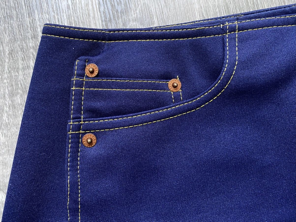 Jean Paul Gaultier Women’s Archival Gaultier Jeans Blue Polyester Mini Skirt Size 28" / US 6 / IT 42 - 8 Thumbnail