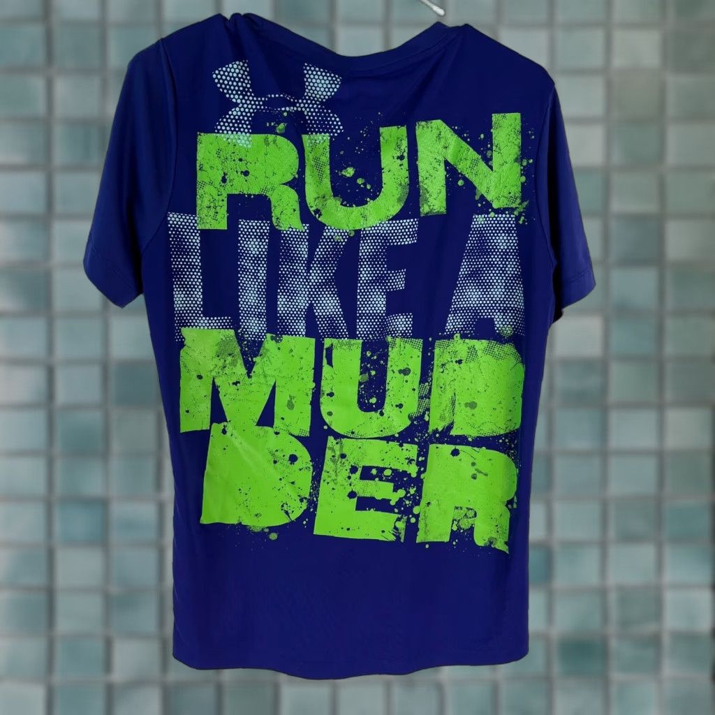 Under Armour Under Armour HeatGear T Shirt Mens Short Sleeves Blue L Size US L / EU 52-54 / 3 - 1 Thumbnail