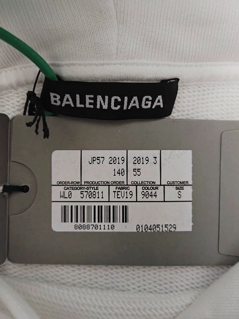 Balenciaga Balenciaga Balenciaga Hoodie with Lock Closure-2506 Size US S / EU 44-46 / 1 - 4 Thumbnail
