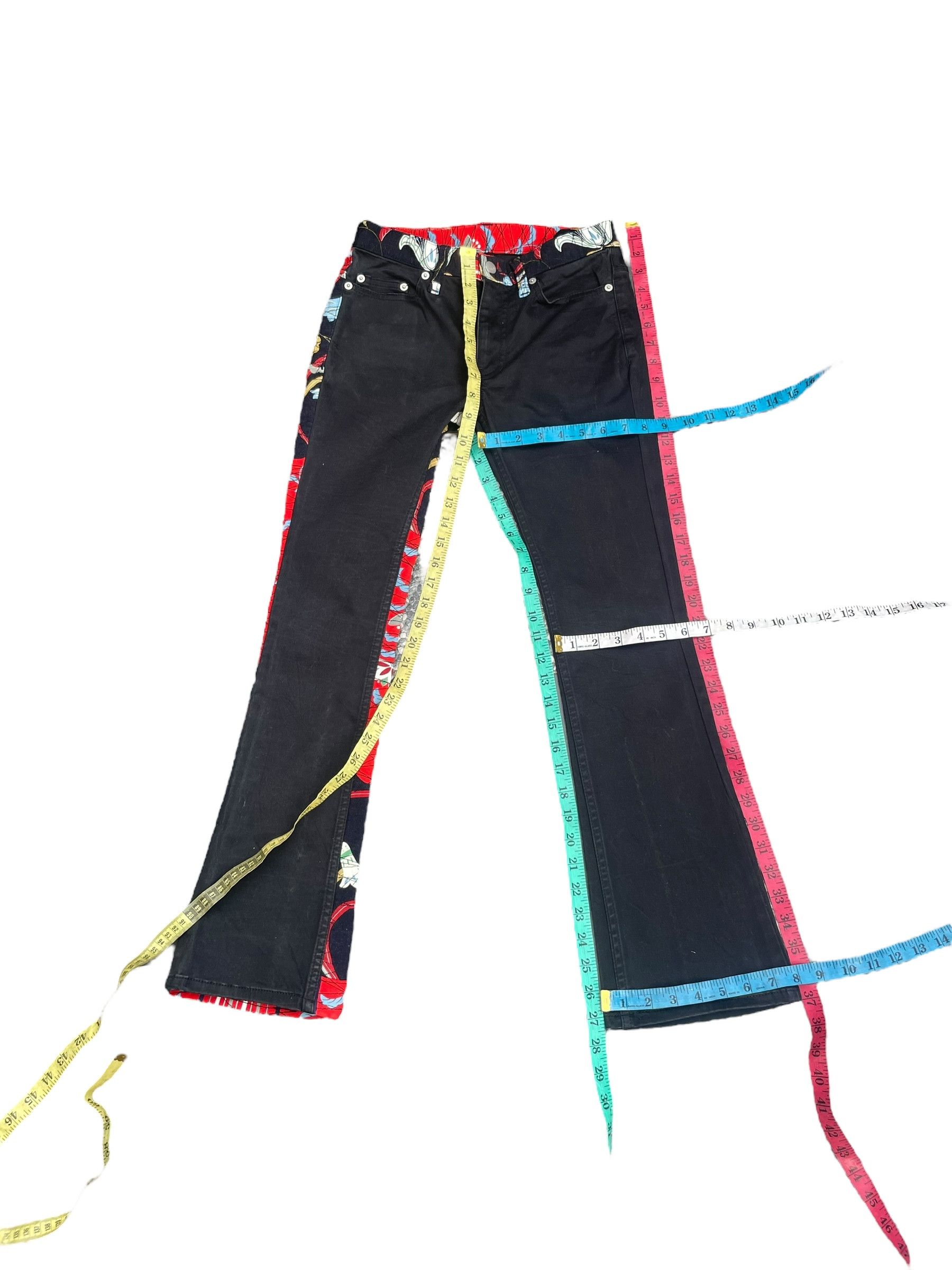 Japanese Brand Glamdy Flare Custom Denim Size 27" / US 4 / IT 40 - 8 Thumbnail