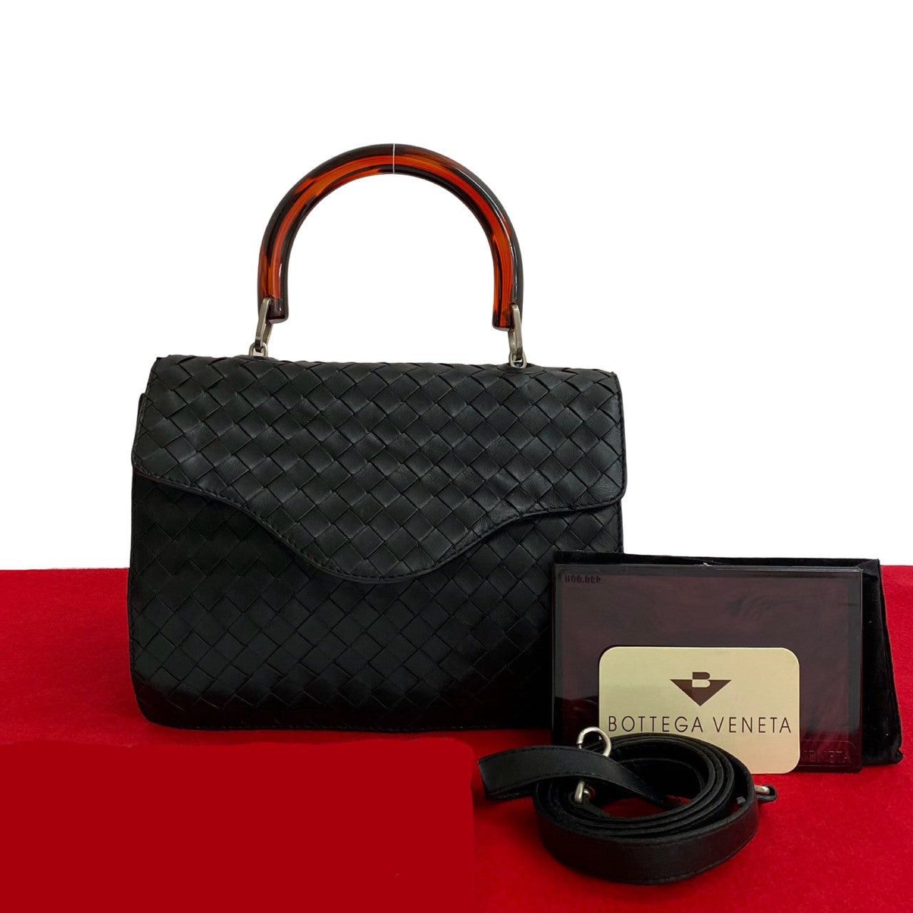 Bottega Veneta Bottega Veneta Shoulder Bag Black Leather Size ONE SIZE - 1 Thumbnail