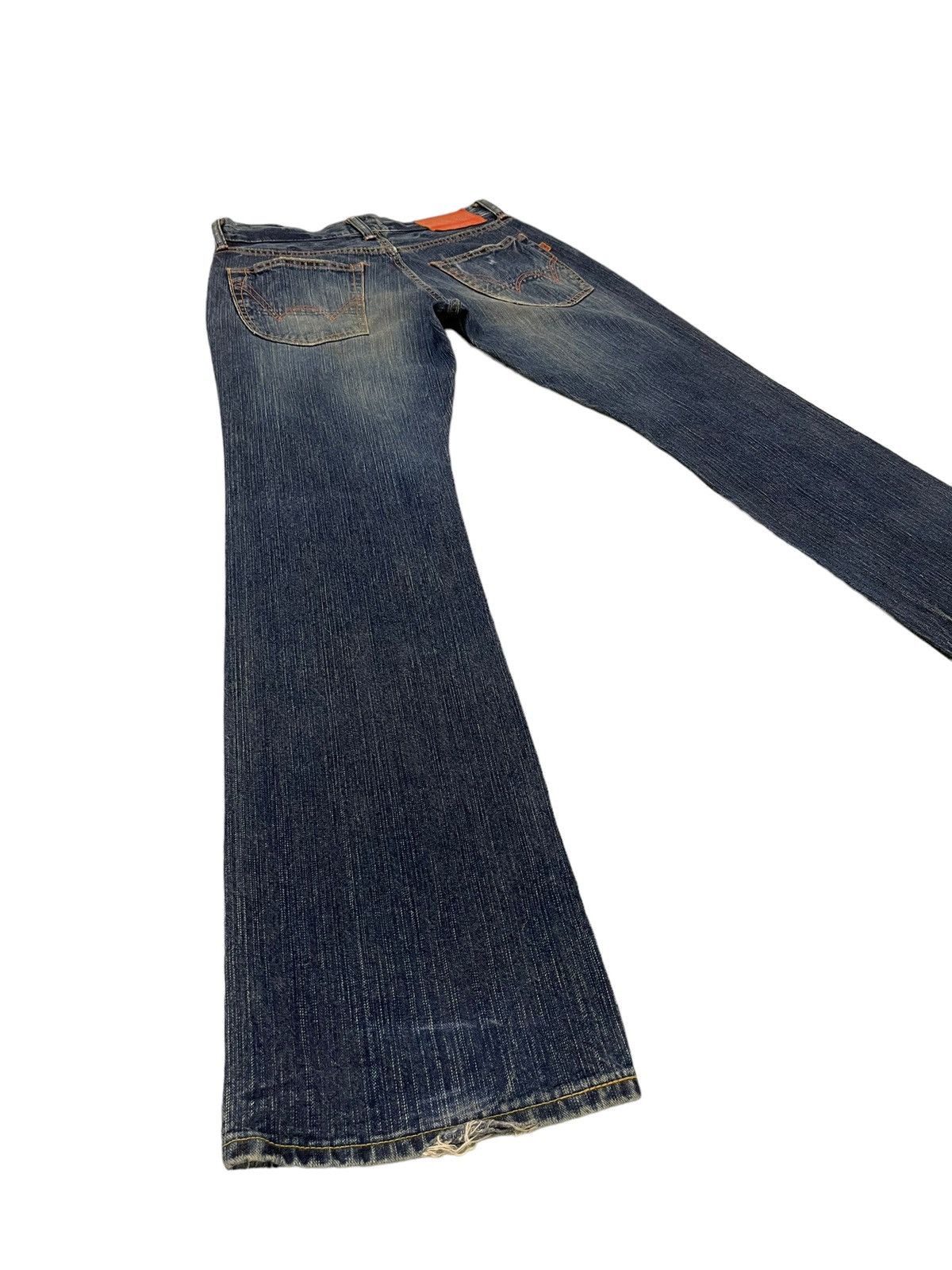 Edwin Flare Jeans Edwin Japan Faded Distress Boot Cut 8🟦3 Size US 32 / EU 48 - 13 Thumbnail