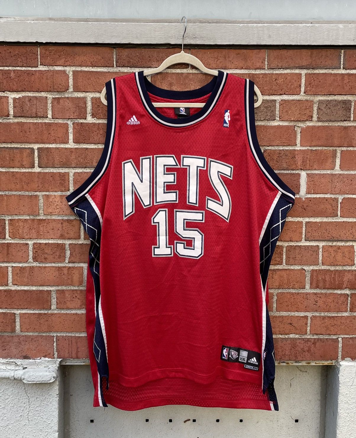 VTG NBA Adidas New Jersey Nets Vince Carter Mens 2xl