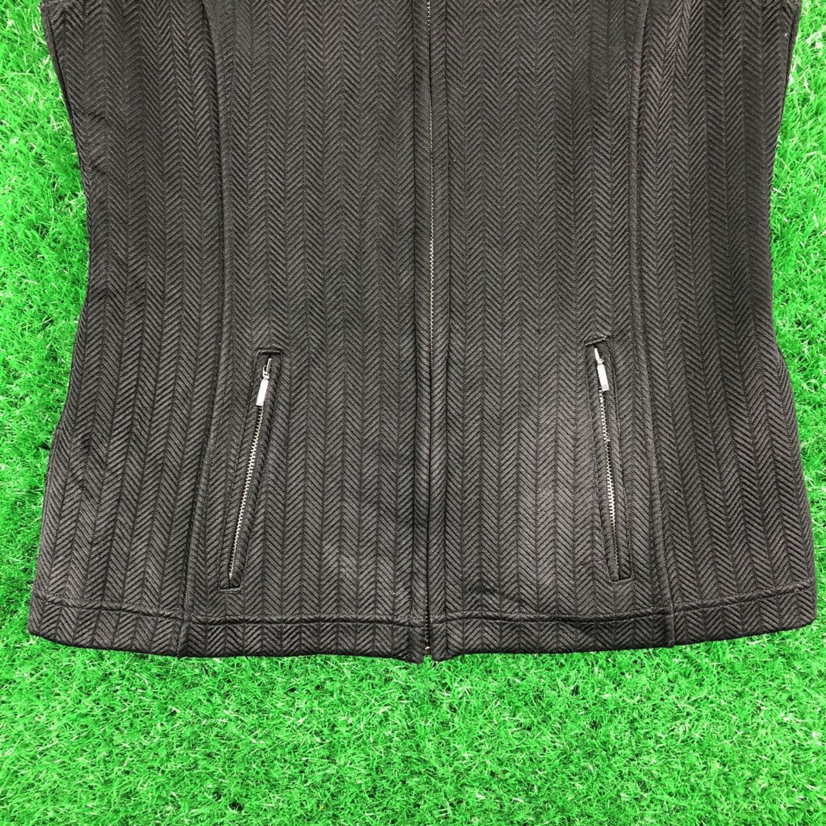 Dior Vintage Christian Dior Sports Herringbone Zipper Vest Size S / US 4 / IT 40 - 3 Thumbnail