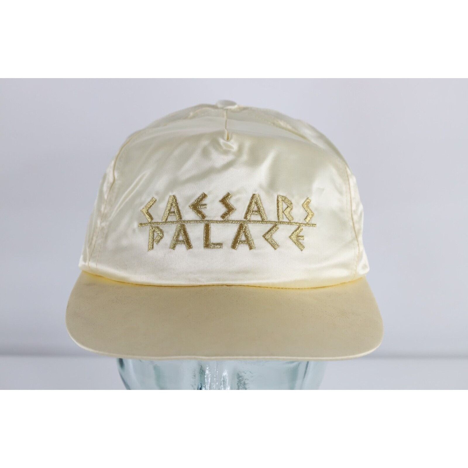 Vintage Vintage 90s Spell Out Caesars Palace Casino Satin Hat Size ONE SIZE - 1 Thumbnail