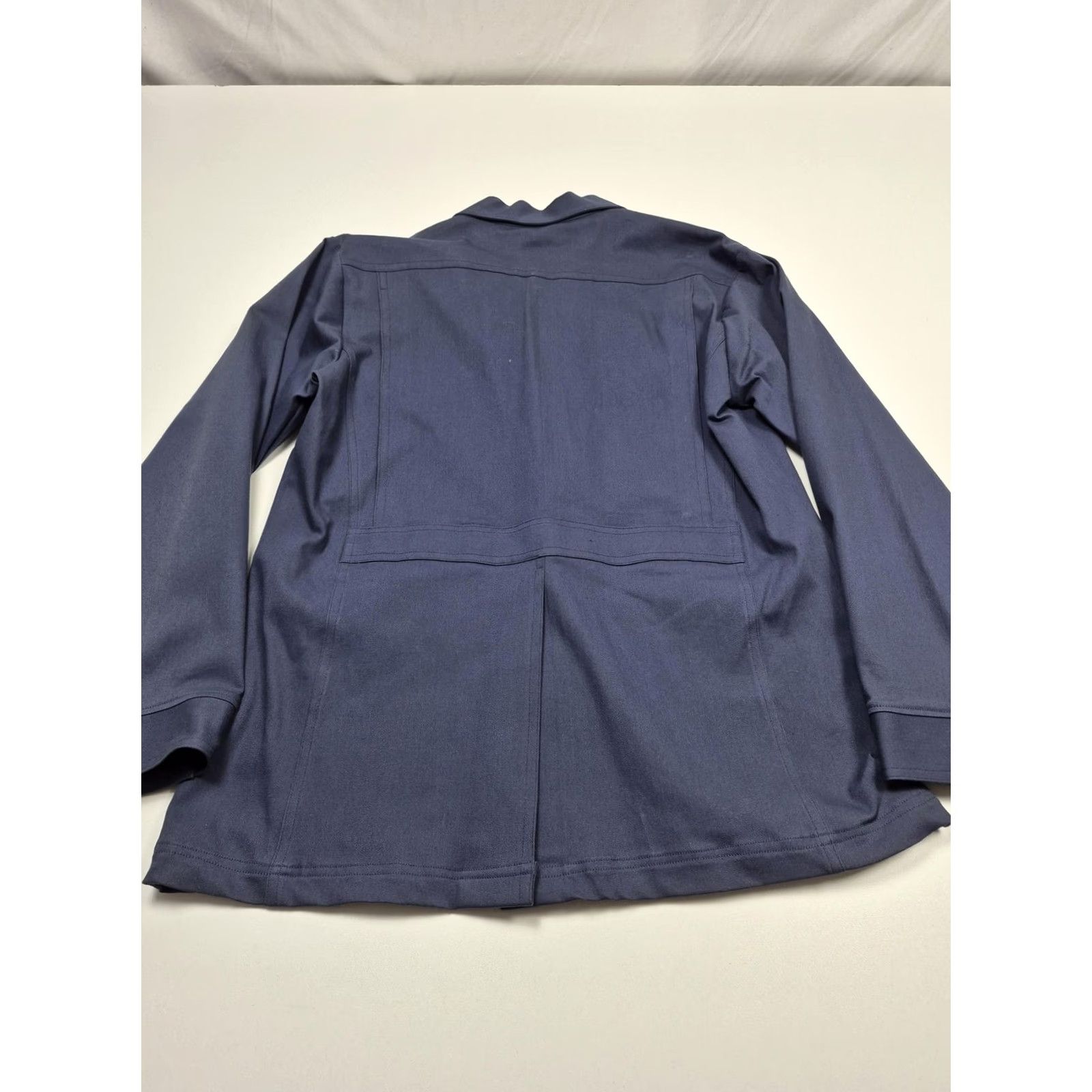 Jordache VTG Jordache Jacket Mens L Blue Canvas Field Military Lined Pockets Size US L / EU 52-54 / 3 - 6 Thumbnail