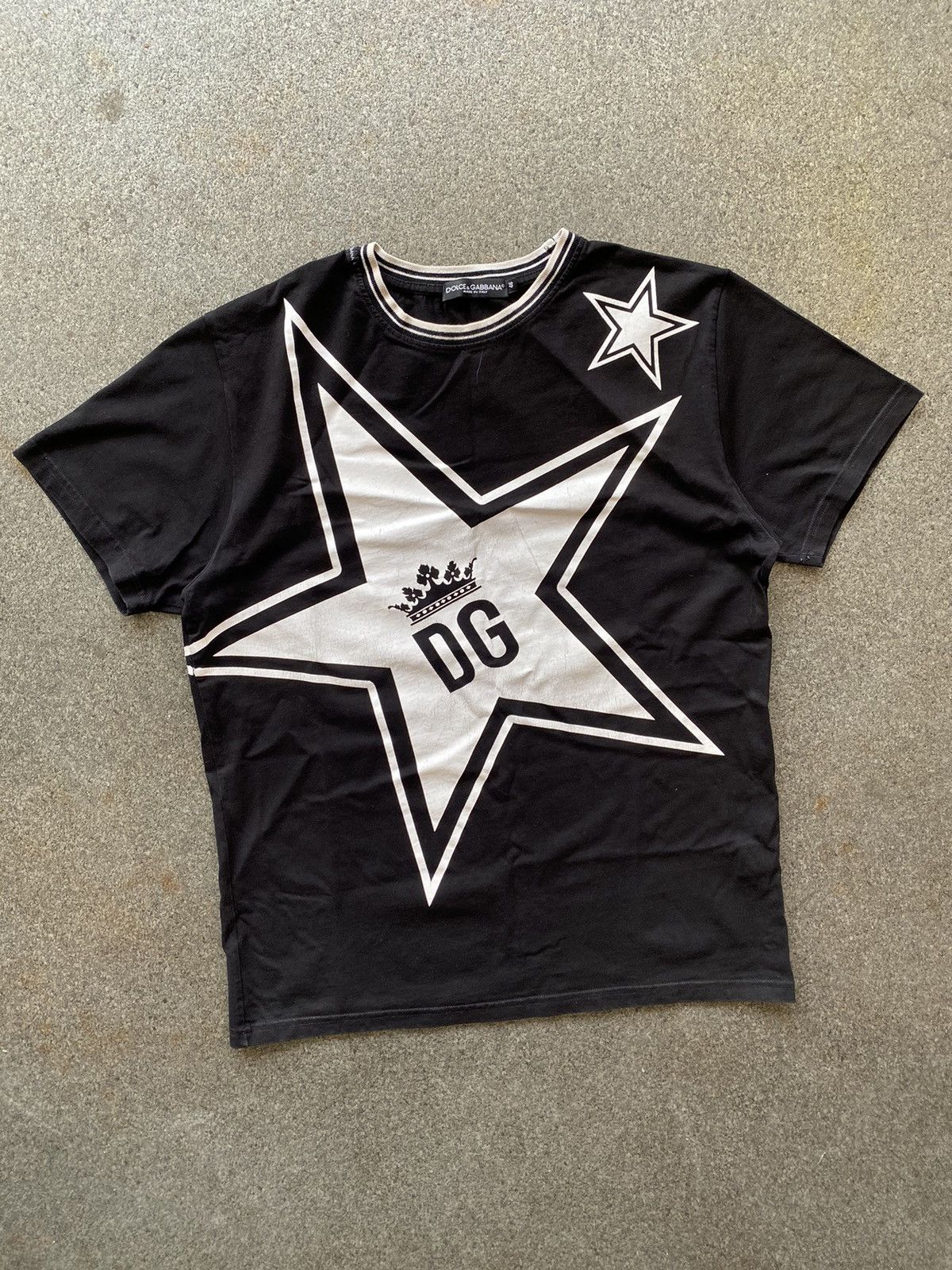 Dolce Gabbana T-Shirt King Star Logo