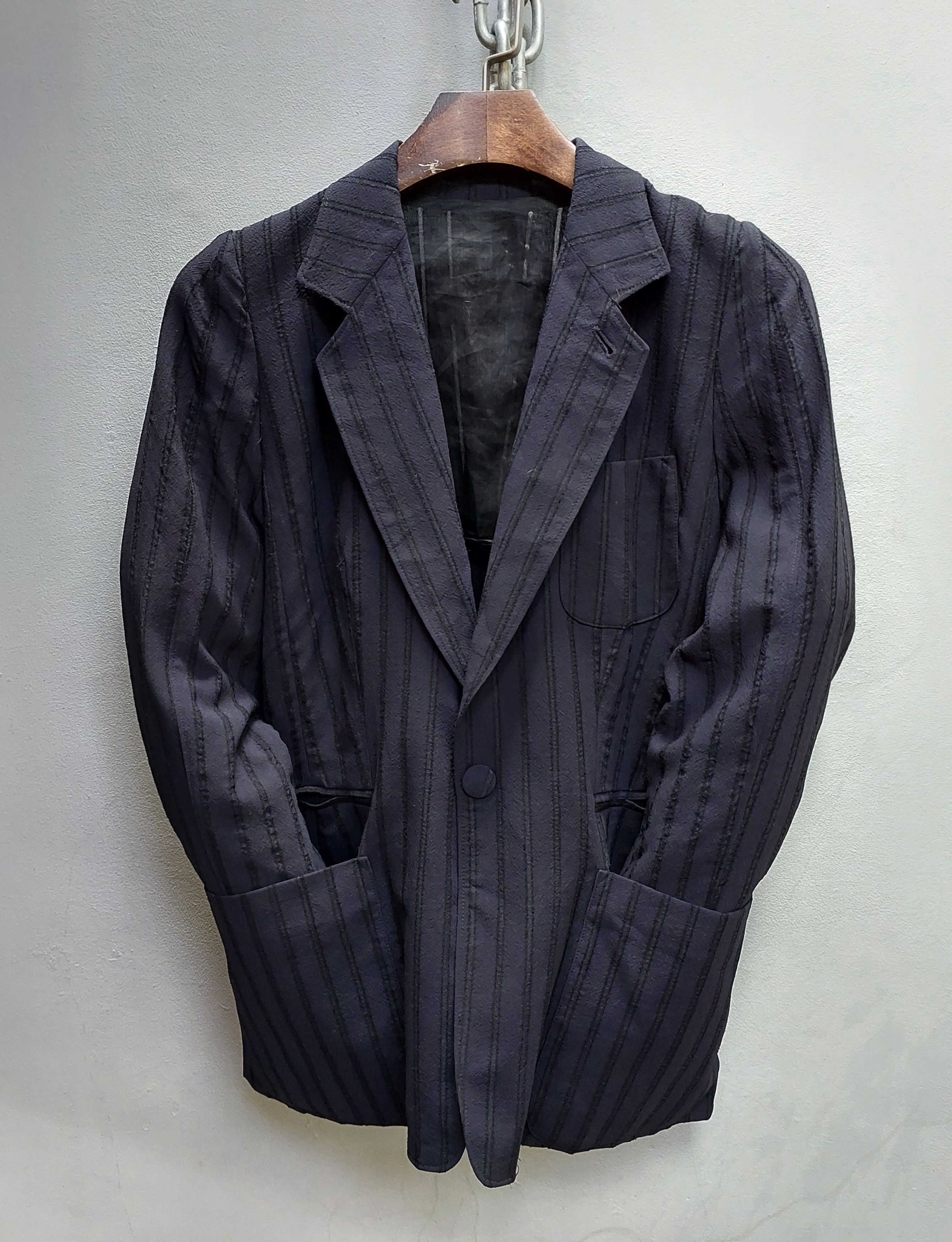 Jean Paul Gaultier Jean Paul Gaultier Blue Stripes Blazer Size M / US 6-8 / IT 42-44 - 2 Thumbnail