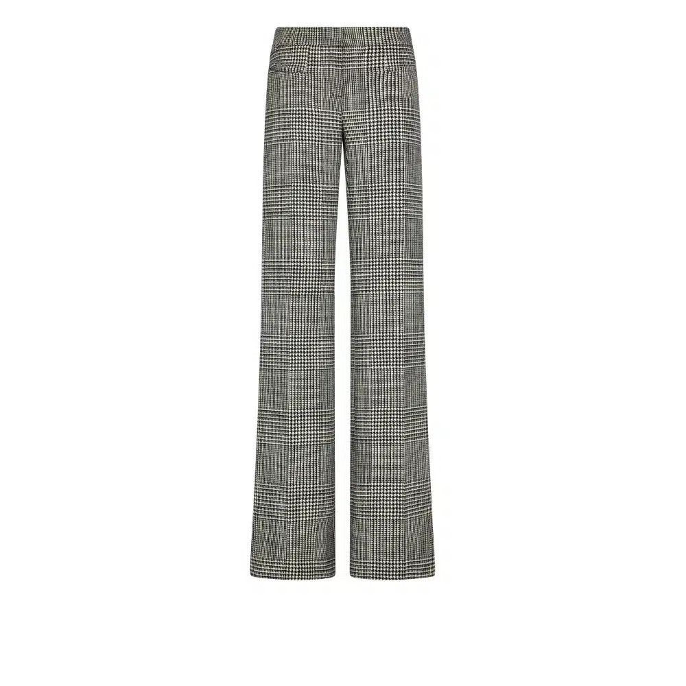 Tom Ford o1loc1c0125 PAW536 Wide Leg Check Pant in Grey Size 27" / US 4 / IT 40 - 1 Thumbnail