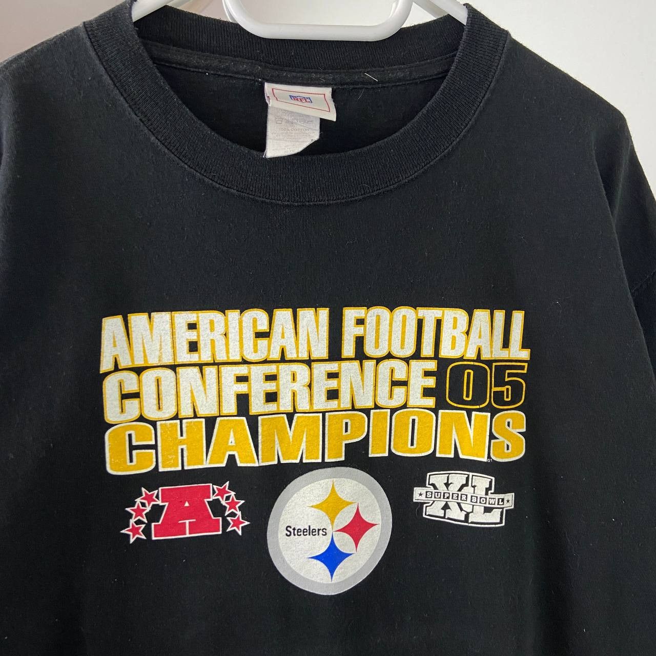 NFL American Football Conference 2005 Champions Vintage T-Shirt Size US L / EU 52-54 / 3 - 3 Thumbnail
