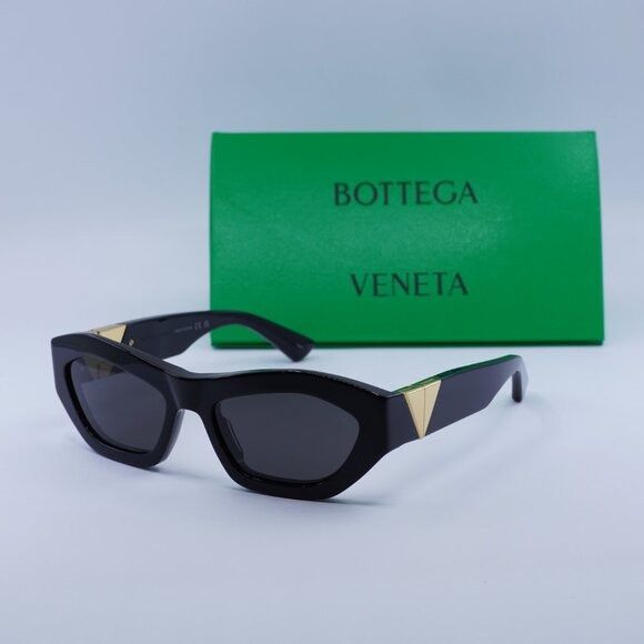 Bottega Veneta 🕶️ New Bottega Veneta BV1221S 001 Sunglasses - Black Frame Size ONE SIZE - 12 Thumbnail