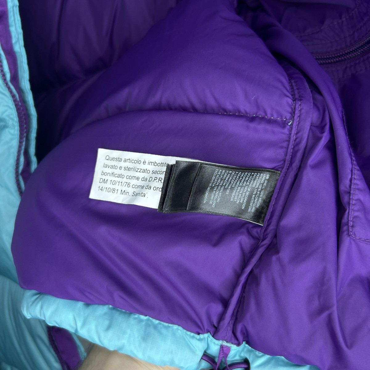 The North Face The North Face Nuptse 700 Turqoise Blue Purple Logo Puffer Size US S / EU 44-46 / 1 - 8 Thumbnail