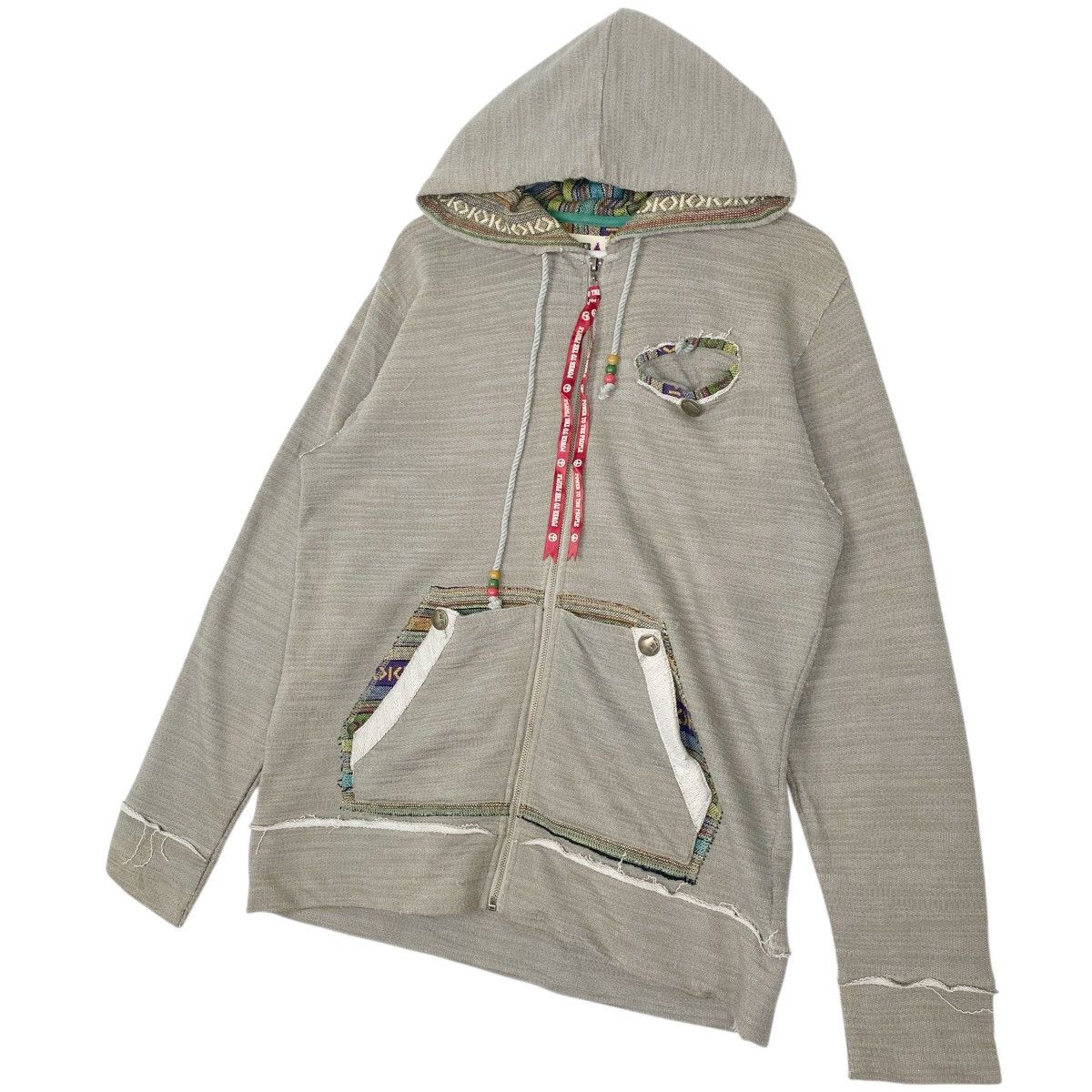 Other Vintage Power To The People Sweater Hoodie Beige Size L Size US L / EU 52-54 / 3 - 2 Thumbnail