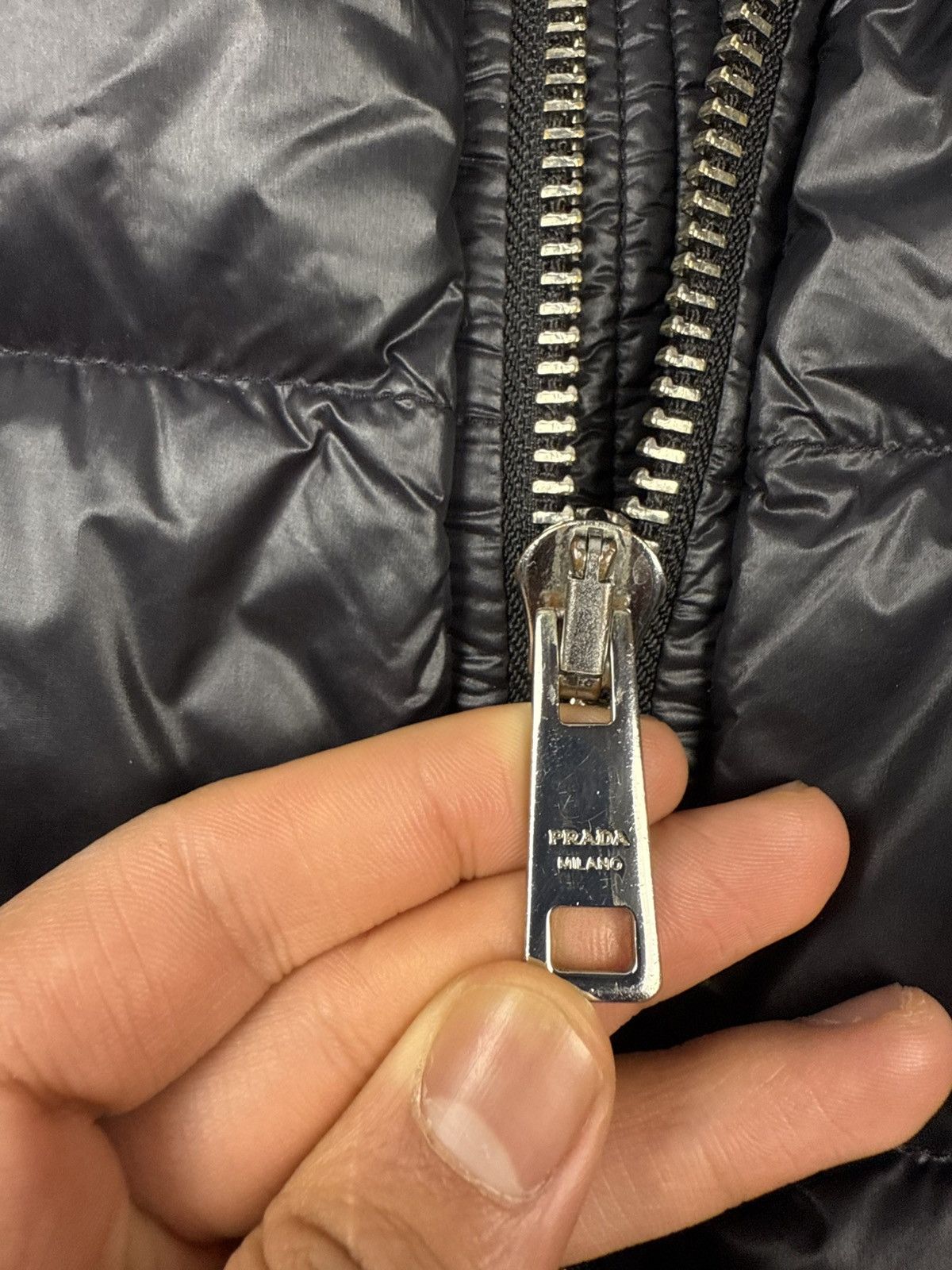 Prada Prada Black Puffer Jacket Winter Outerwear size M Size US M / EU 48-50 / 2 - 11 Thumbnail