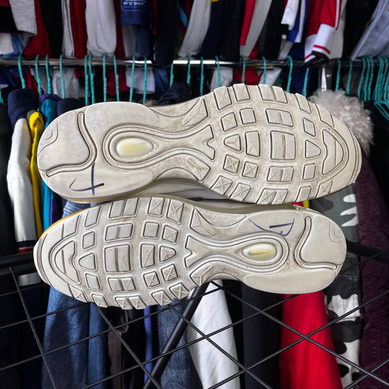 Nike Nike Air Max 97 SE Vast Grey/Silver/Metallic Gold Sneakers Size US 12 / EU 45 - 15 Thumbnail