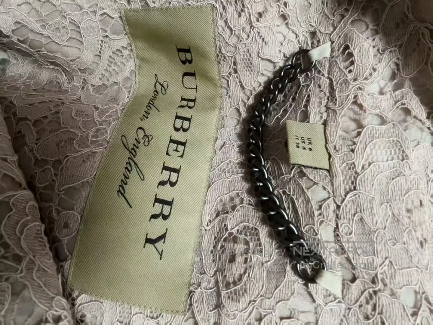 Burberry Burberry Lace Trench Coat. Size M / US 6-8 / IT 42-44 - 3 Thumbnail