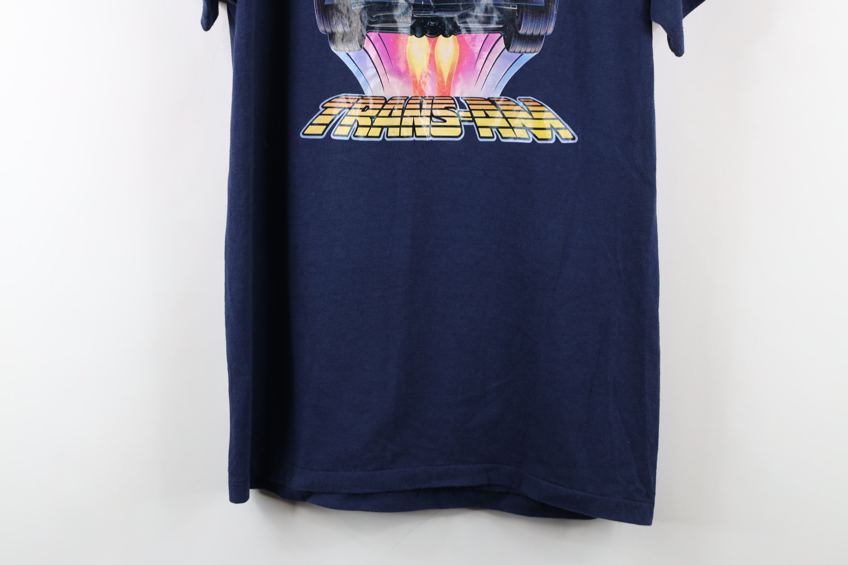 Vintage Vintage 70s 80s Spell Pontiac Firebird Trans Am T-Shirt USA Size US L / EU 52-54 / 3 - 3 Thumbnail