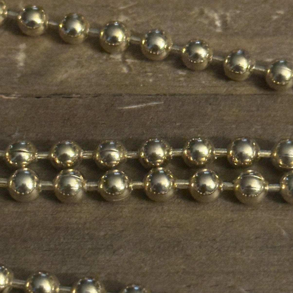 Vintage Vintage gold tone ball chain necklace Size ONE SIZE - 3 Thumbnail