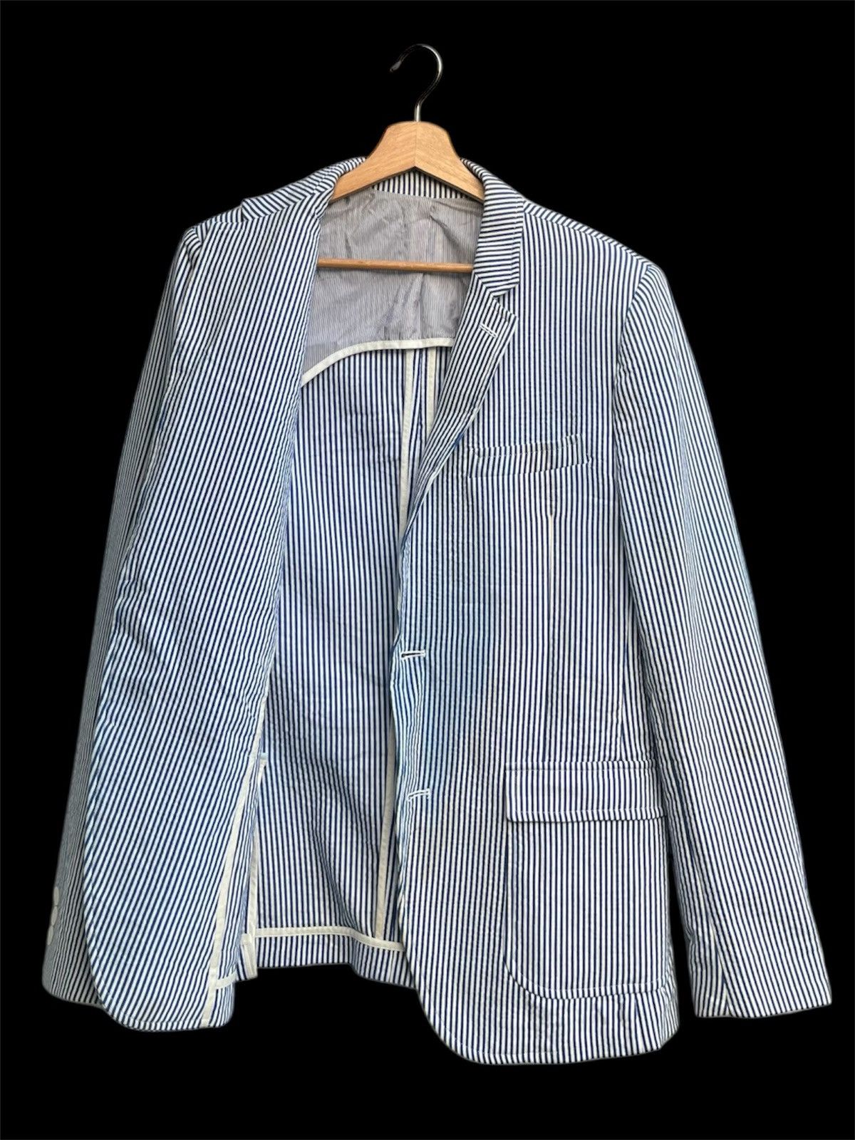 Band Of Outsiders Band of Outsiders Stripes Blazer Jacket Made in Italy Size US M / EU 48-50 / 2 - 3 Thumbnail